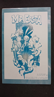 Mr. Easta #2 - Page 25 - Cyan - Comic Printer Plate - PRESSWORKS