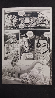 Killchella #1 - Page 8 - PRESSWORKS - Comic Art - Printer Plate - Black