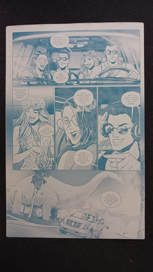 Killchella #1 - Page 8 - PRESSWORKS - Comic Art - Printer Plate - Cyan