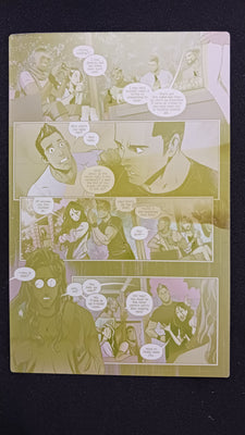 Killchella #1 - Page 1 - PRESSWORKS - Comic Art - Printer Plate - Yellow