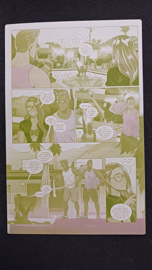 Killchella #1 - Page 10 - PRESSWORKS - Comic Art - Printer Plate - Yellow