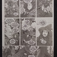 Snow White Zombie Apocalypse #0 - Page 12 - PRESSWORKS - Comic Art - Printer Plate - Black