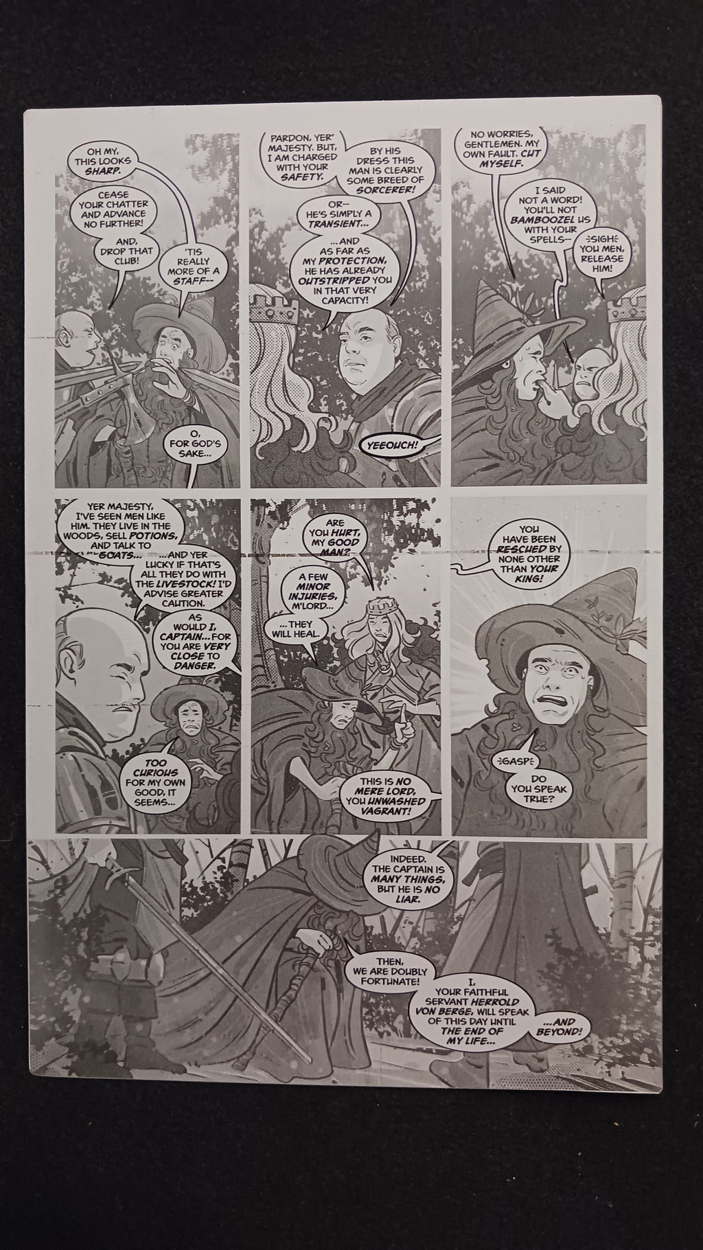Snow White Zombie Apocalypse #0 - Page 12 - Black - Comic Printer Plate - PRESSWORKS