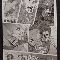 Snow White Zombie Apocalypse #0 - Page 21 - PRESSWORKS - Comic Art - Printer Plate - Black