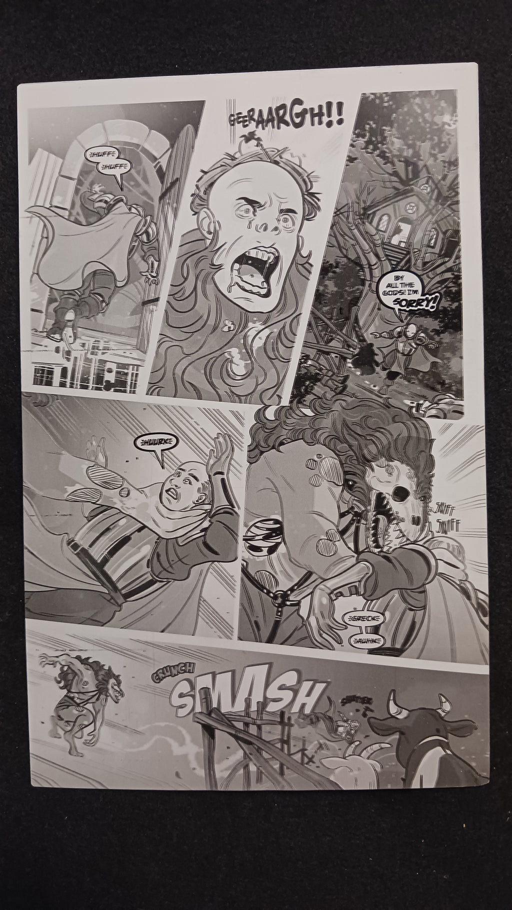 Snow White Zombie Apocalypse #0 - Page 21 - Black - Comic Printer Plate - PRESSWORKS