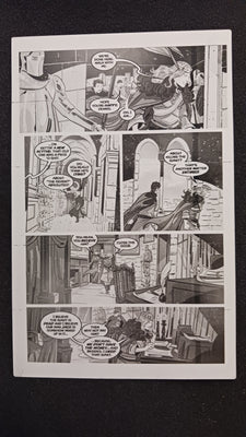 Snow White Zombie Apocalypse #0 - Page 4 - PRESSWORKS - Comic Art - Printer Plate - Black