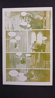 Snow White Zombie Apocalypse #0 - Page 4 - PRESSWORKS - Comic Art - Printer Plate - Yellow