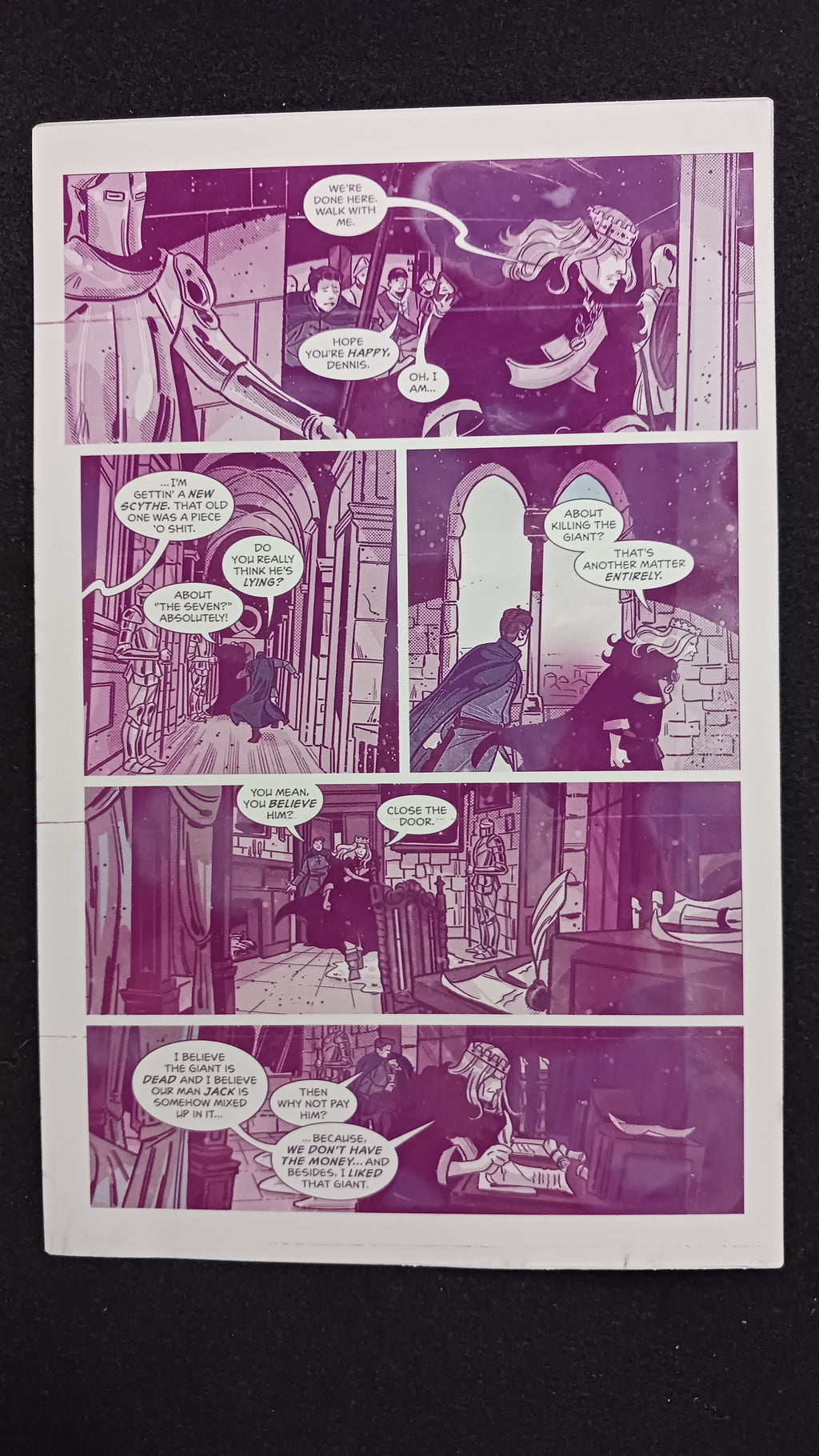 Snow White Zombie Apocalypse #0 - Page 4 - Magenta - Comic Printer Plate - PRESSWORKS