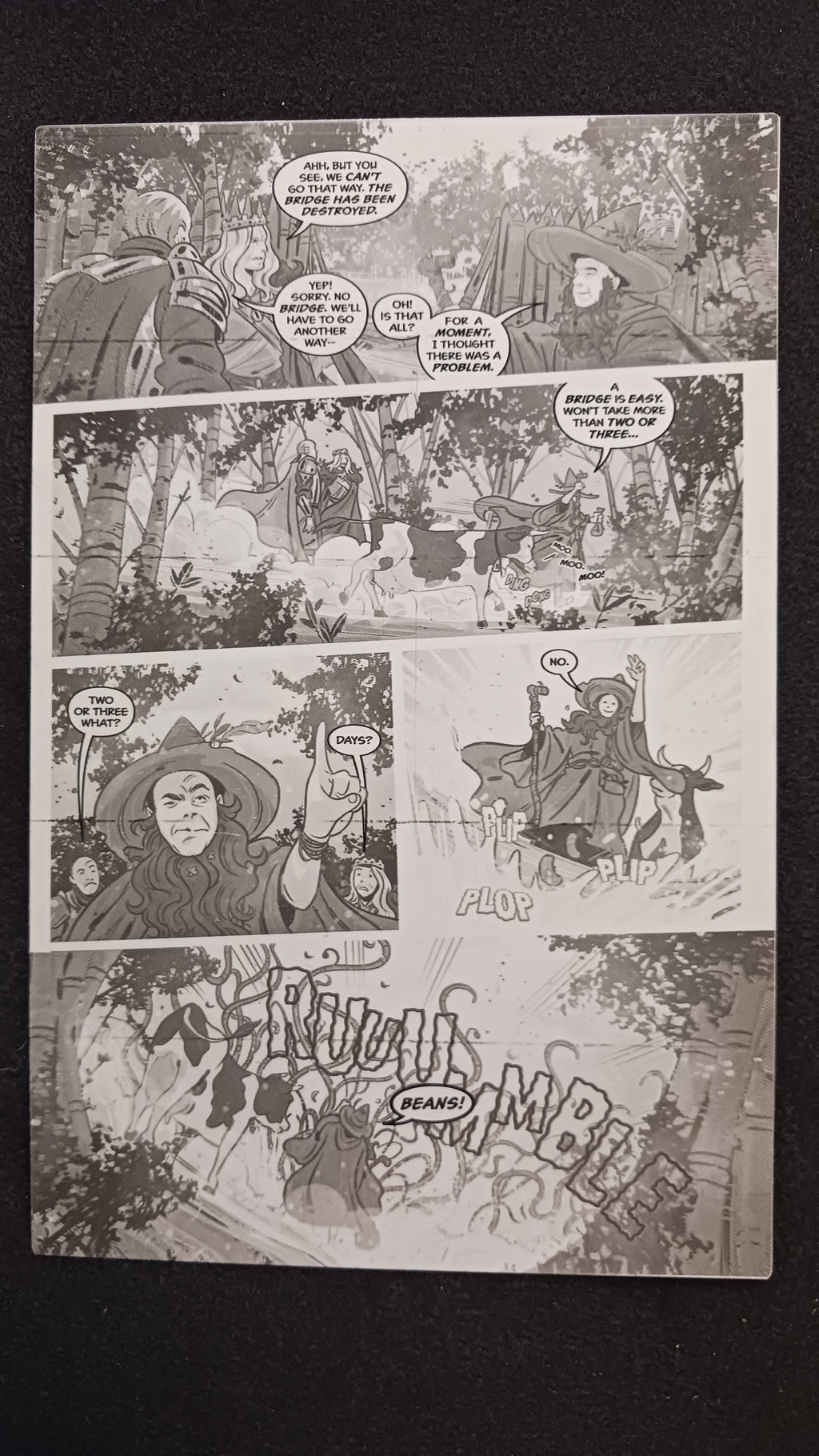 Snow White Zombie Apocalypse #0 - Page 15 - Black - Comic Printer Plate - PRESSWORKS