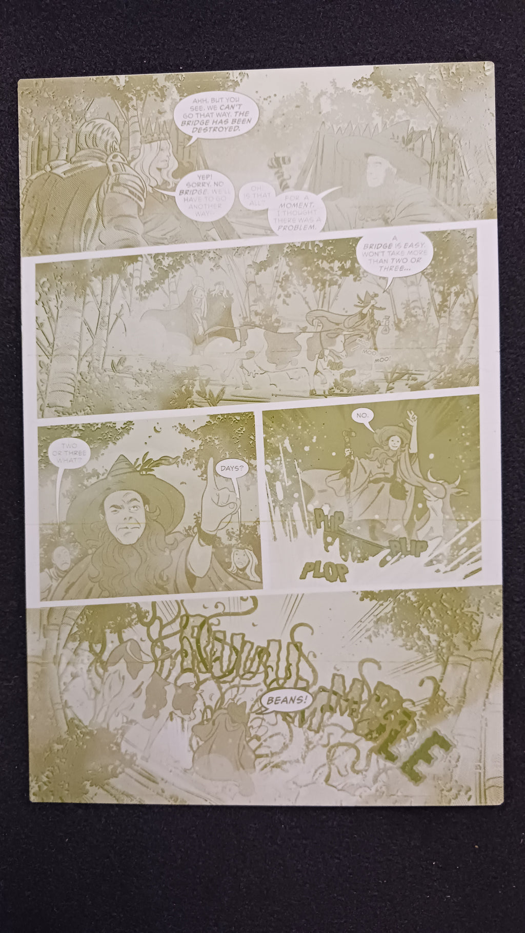 Snow White Zombie Apocalypse #0 - Page 15 - Yellow - Comic Printer Plate - PRESSWORKS