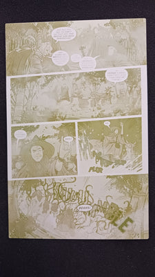 Snow White Zombie Apocalypse #0 - Page 15 - PRESSWORKS - Comic Art - Printer Plate - Yellow