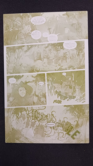 Snow White Zombie Apocalypse #0 - Page 15 - Yellow - Comic Printer Plate - PRESSWORKS