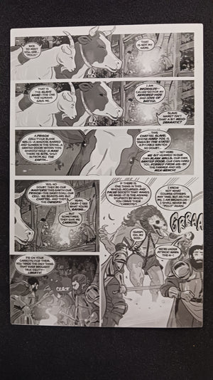 Snow White Zombie Apocalypse #0 - Page 19 - Black - Comic Printer Plate - PRESSWORKS