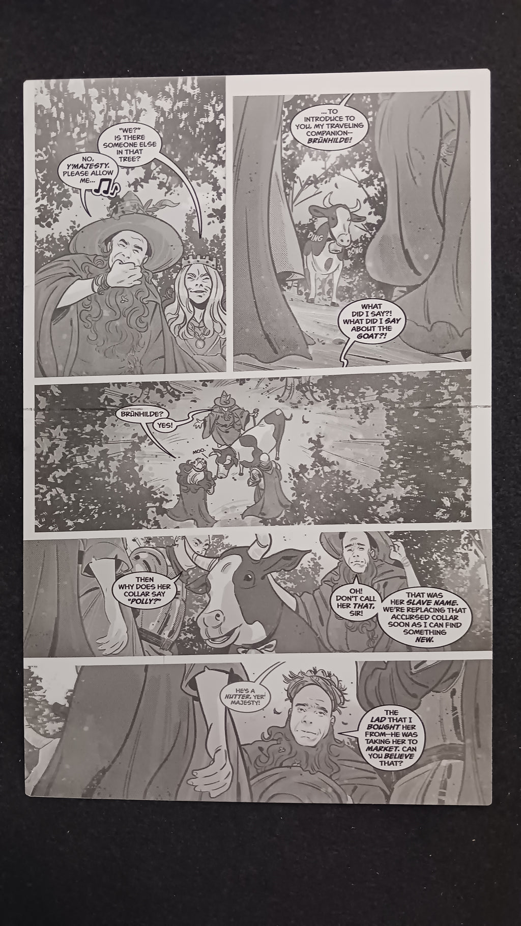 Snow White Zombie Apocalypse #0 - Page 13 - PRESSWORKS - Comic Art - Printer Plate - Black