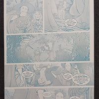Snow White Zombie Apocalypse #0 - Page 13 - Cyan - Comic Printer Plate - PRESSWORKS