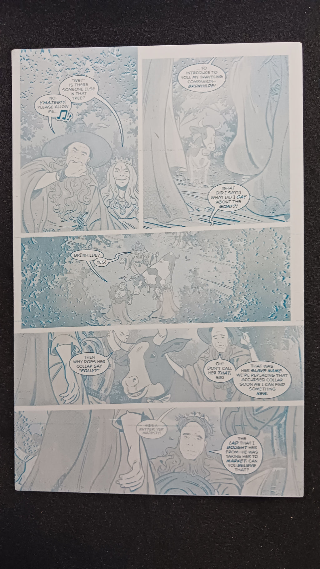 Snow White Zombie Apocalypse #0 - Page 13 - PRESSWORKS - Comic Art -Printer Plate - Cyan