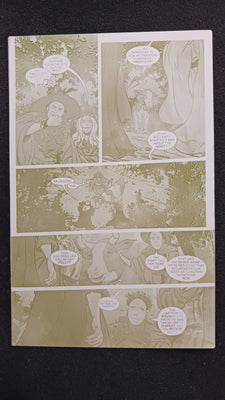 Snow White Zombie Apocalypse #0 - Page 13 - PRESSWORKS - Comic Art - Printer Plate - Yellow