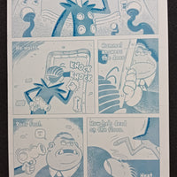Knockturn County #1 - Page 9 - PRESSWORKS - Comic Art - Printer Plate - Cyan