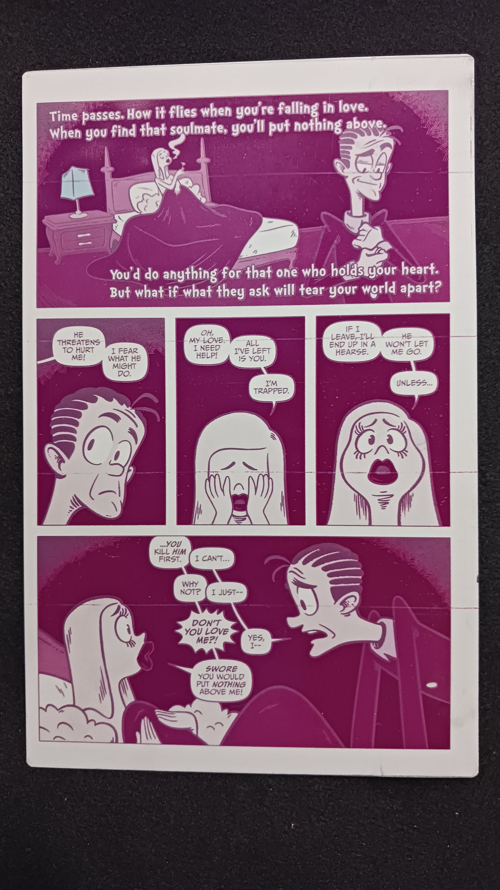 Knockturn County #1 - Page 7 - PRESSWORKS - Comic Art - Printer Plate - Magenta