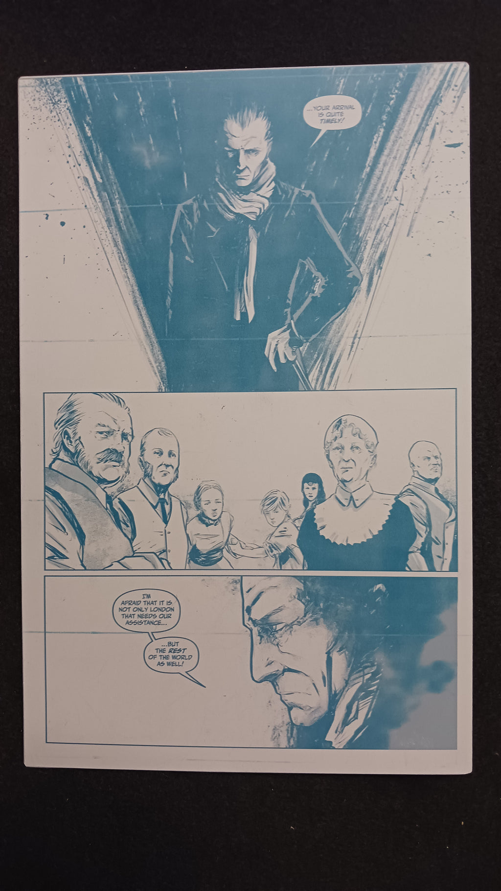 Phantasmagoria #4 - Page 10 - Cyan - Comic Printer Plate - PRESSWORKS