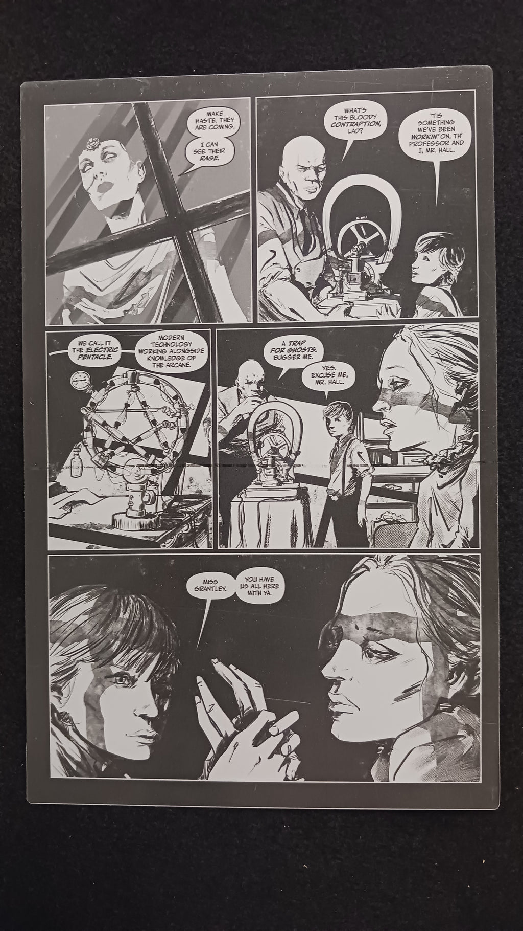 Phantasmagoria #4 - Page 18 - Black - Comic Printer Plate - PRESSWORKS