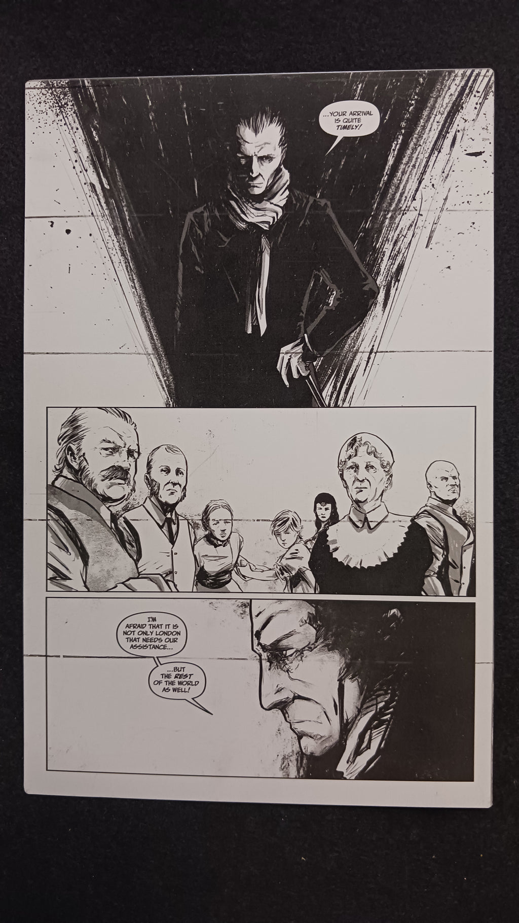 Phantasmagoria #4 - Page 10 - PRESSWORKS - Comic Art - Printer Plate - Black