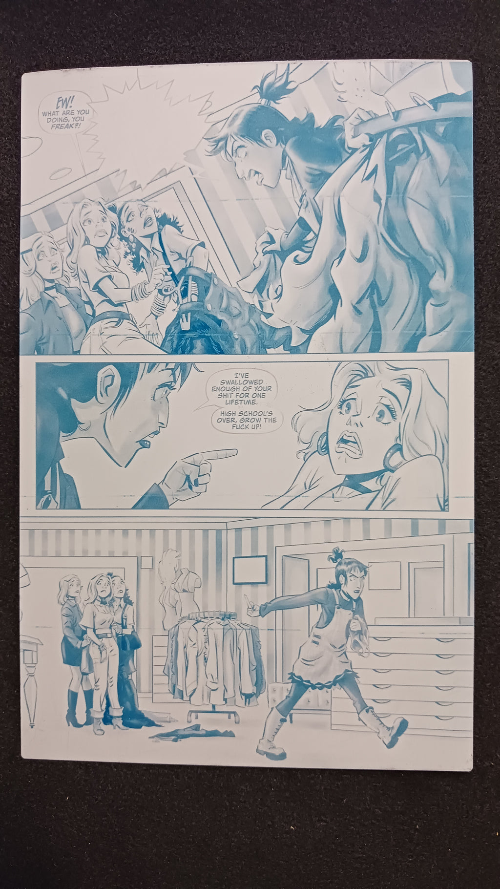 She Bites #2 - Page 25 - Cyan - Comic Printer Plate - PRESSWORKS