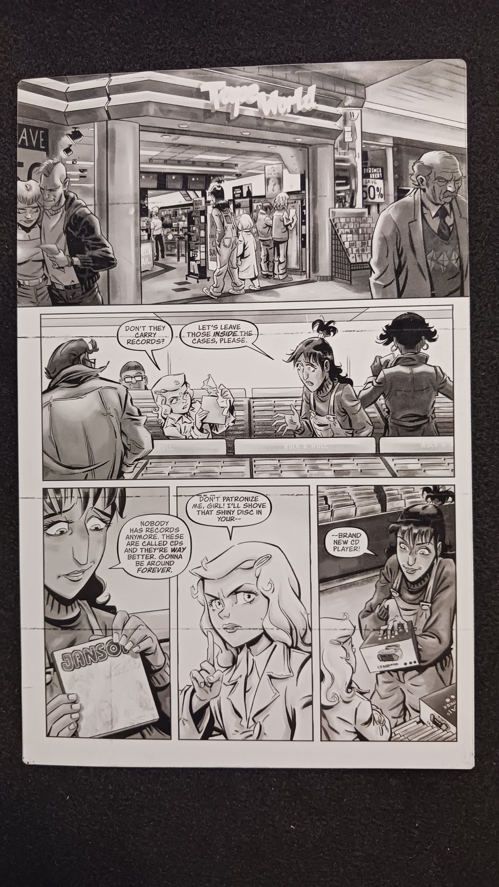 She Bites #2 - Page 9 - Black - Comic Printer Plate - PRESSWORKS
