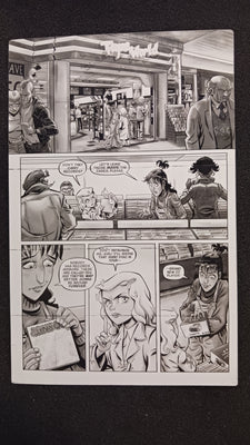 She Bites #2 - Page 9 - PRESSWORKS - Comic Art - Printer Plate - Black