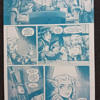 She Bites #3 - Page 18 - PRESSWORKS - Comic Art - Printer Plate - Cyan