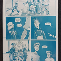 She Bites #3 - Page 9 - PRESSWORKS - Comic Art - Printer Plate - Cyan