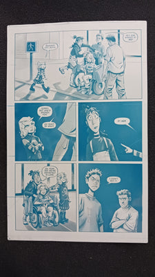 She Bites #3 - Page 9 - Cyan - Comic Printer Plate - PRESSWORKS