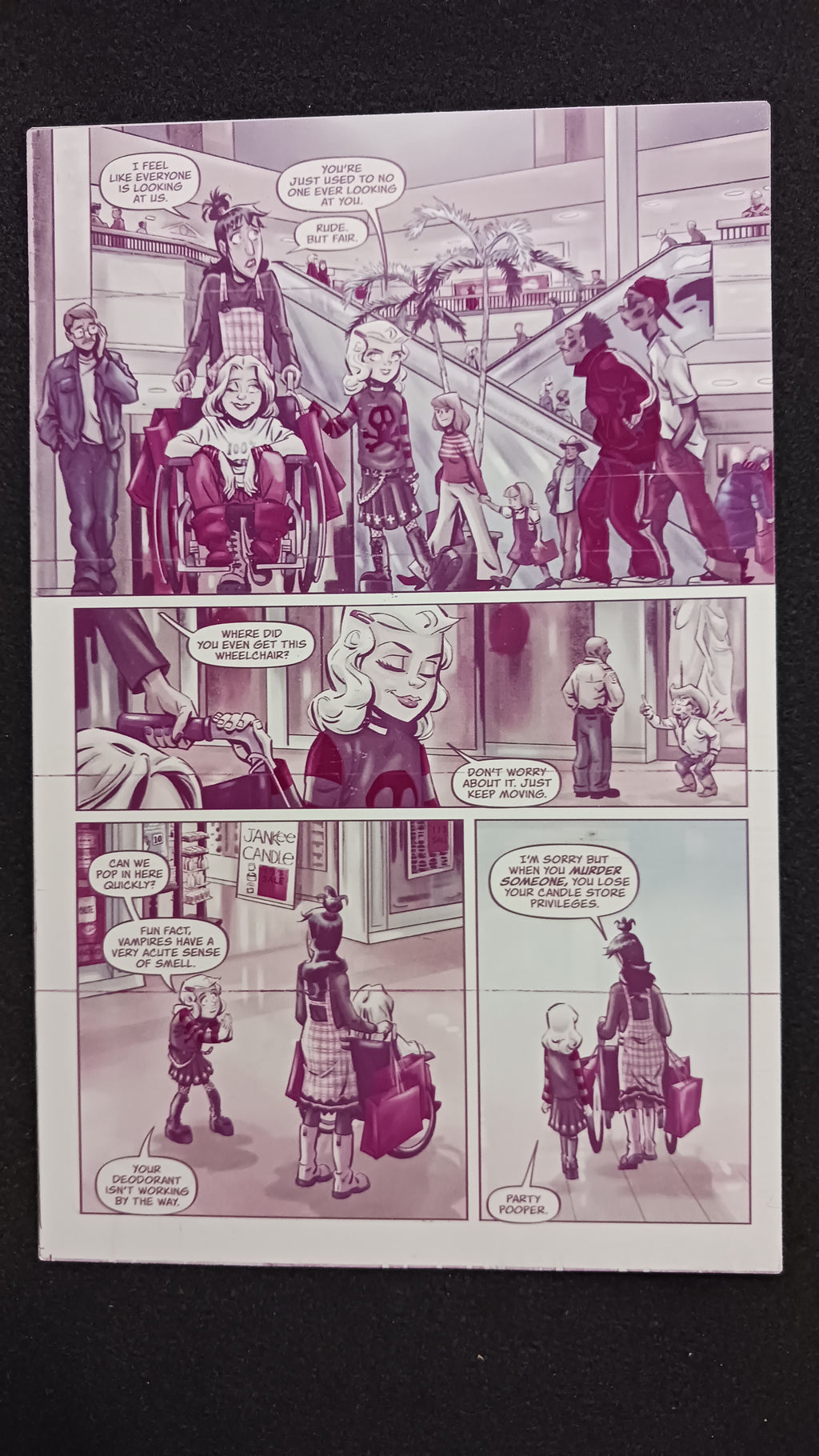 She Bites #3 - Page 7 - Magenta - Comic Printer Plate - PRESSWORKS