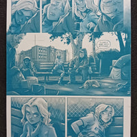 She Bites #3 - Page 24 - PRESSWORKS - Comic Art - Printer Plate - Cyan