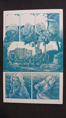 She Bites #3 - Page 24 - Cyan - Comic Printer Plate - PRESSWORKS