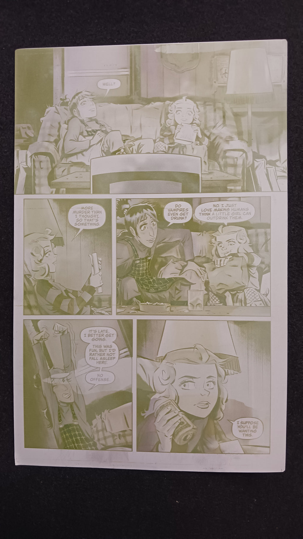 She Bites #3 - Page 18 - Yellow - Comic Printer Plate - PRESSWORKS