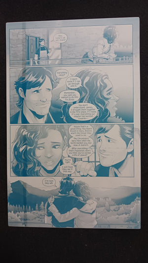 Darkland #2 - Page 3 - PRESSWORKS - Comic Art - Printer Plate - Cyan