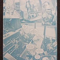 Darkland #2 - Page 8 - PRESSWORKS - Comic Art - Printer Plate - Cyan