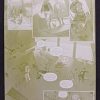 Darkland #2 - Page 8 - PRESSWORKS - Comic Art - Printer Plate - Yellow