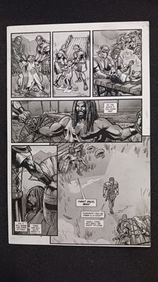 Eternus #2 - Page 25 - PRESSWORKS - Comic Art - Printer Plate - Black