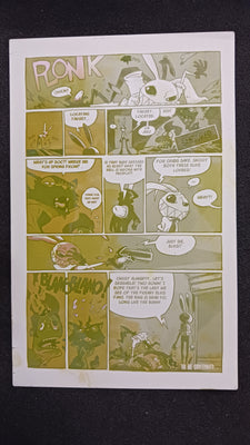 Mr. Easta #1 - 2nd Print - Page 24  - Yellow - Comic Printer Plate - PRESSWORKS