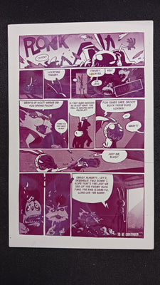 Mr. Easta #1 - 2nd Print - Page 24  - Magenta - Comic Printer Plate - PRESSWORKS