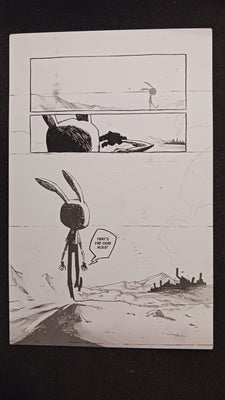 Mr. Easta #1 - 2nd Print - Page 9  - Black - Comic Printer Plate - PRESSWORKS