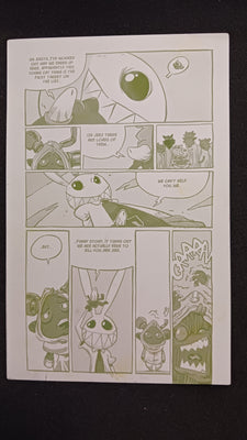 Mr. Easta #1 - 2nd Print - Page 22  - Yellow - Comic Printer Plate - PRESSWORKS
