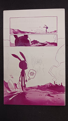 Mr. Easta #1 - 2nd Print - Page 9 - Magenta - Comic Printer Plate - PRESSWORKS