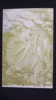 Ghost Planet #1 - Page 10 - PRESSWORKS - Comic Art - Printer Plate - Yellow