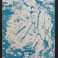 Ghost Planet #1 - Page 10 - PRESSWORKS - Comic Art - Printer Plate - Cyan