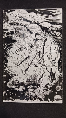 Ghost Planet #1 - Page 10 - PRESSWORKS - Comic Art - Printer Plate - Black