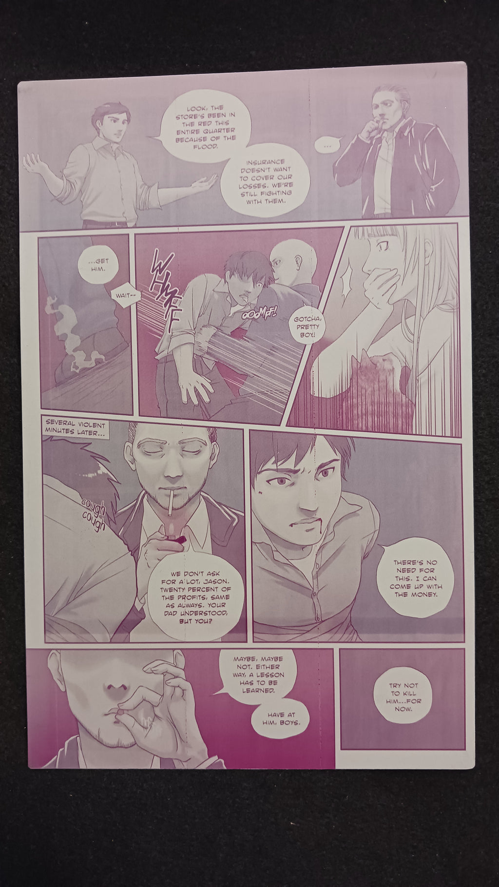 Catians Ashcan Preview - Page 4 - PRESSWORKS - Comic Art - Printer Plate - Magenta