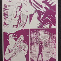 Ghost Planet #1 - Page 21 - PRESSWORKS - Comic Art - Printer Plate - Magenta